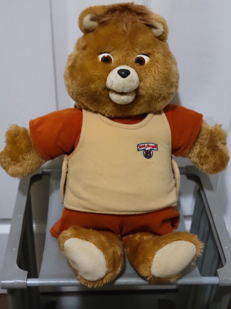 Vintage 1984/1985 TEDDY RUXPIN - For Parts or Repair, As is!