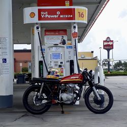 1975 Honda CL360 Cafe Racer Motorcycle Bike