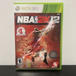 NBA 2K12 Xbox 360 CIB Video Game Michael Jordan Basketball MJ Microsoft