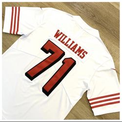 49ers Jersey Trent Williams RARE Thanksgiving Style Captain Patch