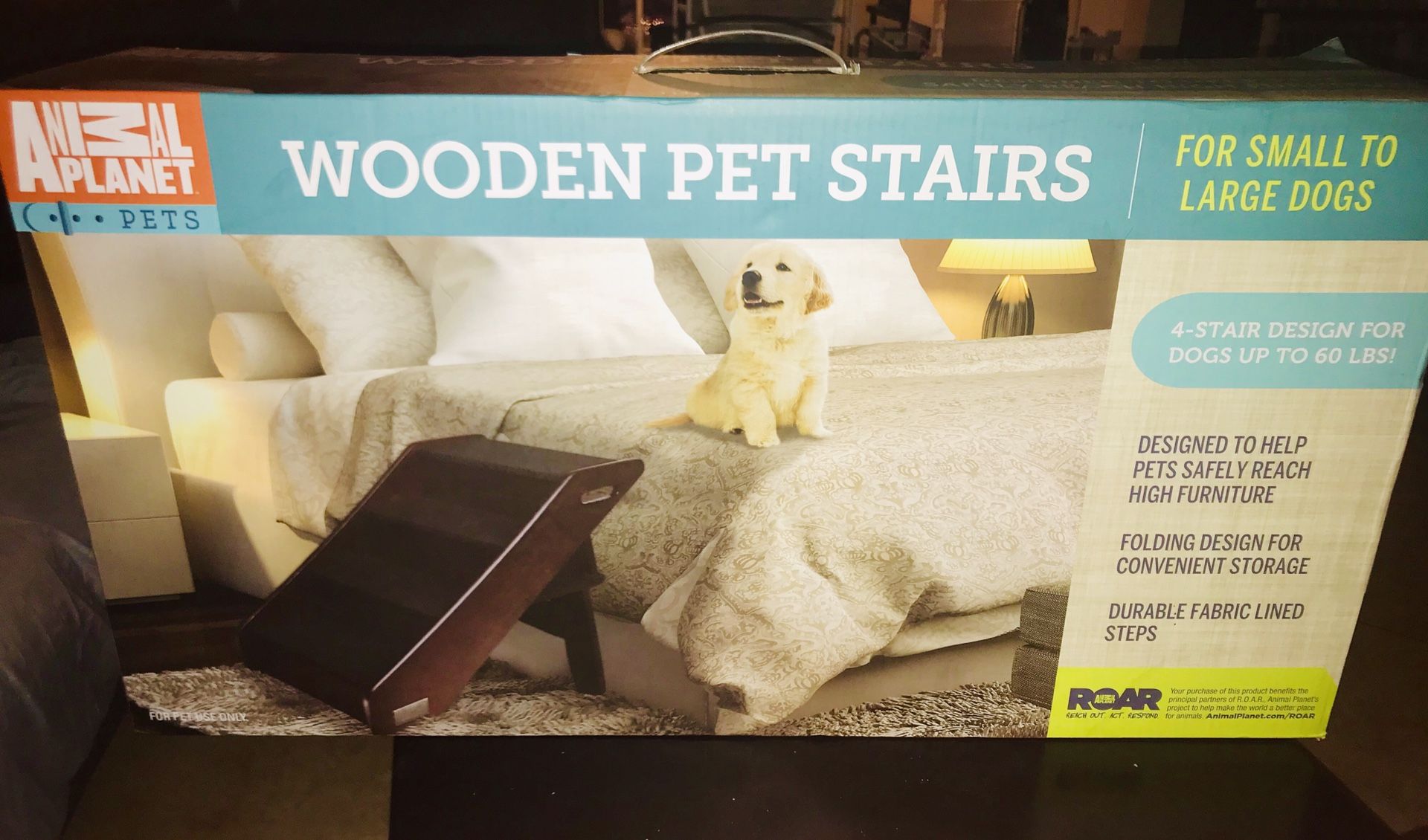 Animal Planet Wooden Pet Stairs (new)