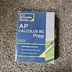 AP Calculus BC Prep 2022 Textbook, The Princeton Review 