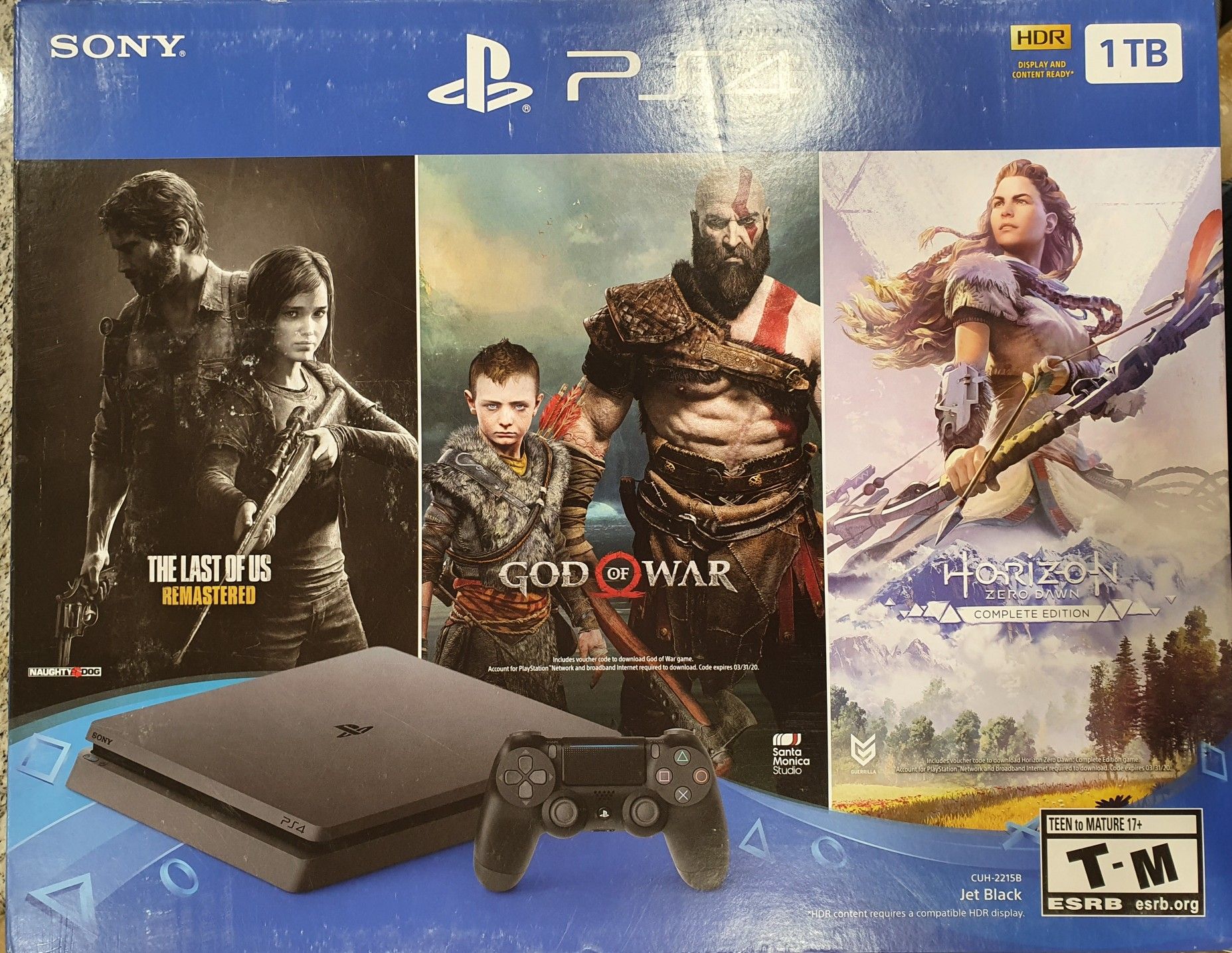 Playstation 4 1 TB slim console bundle