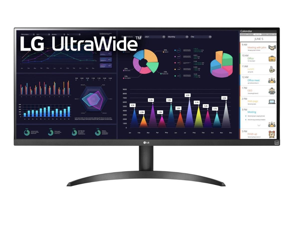 LG - 34" IPS LED UltraWide FHD AMD FreeSync Monitor