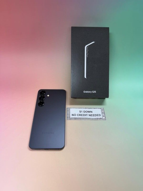 Samsung Galaxy S25 5G Unlocked - Only $1 Today Pay The Rest Later!