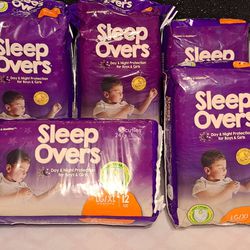 Sleep Overs Bedwetting Underwear Youth Pants Size XL 60-125 Lbs. Bundle NEW! 