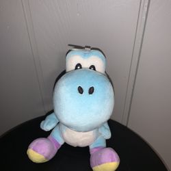 Light Blue Yoshi From Super Mario 