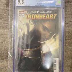 IRONHEART #1 1:50 Stephanie Hans Variant CGC 9.8 NM/MT Marvel 2019 Riri Williams