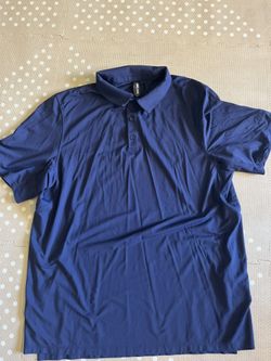 New Men’s Navy Blue Large Golf Polo