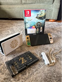 Zelda Switch OLED w/ back case
