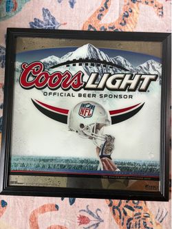 Colors light mirror for bar or man cave