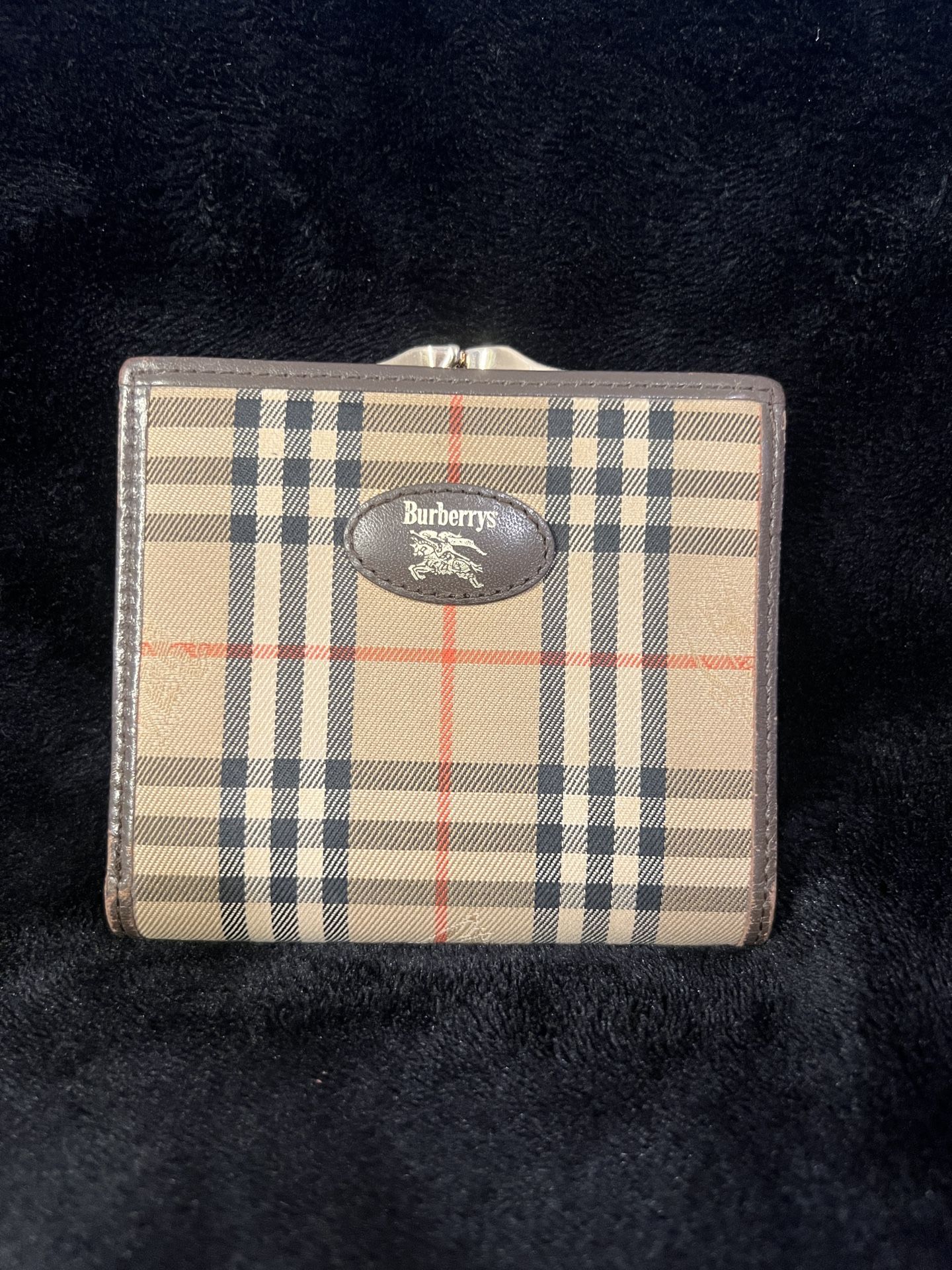 Vintage Burberry Nova Check Bi-Fold Wallet