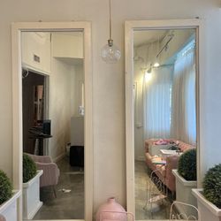 GORGEOUS oversized  mirrors 9.5’ Tall!