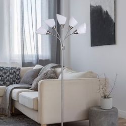 SS BNK 5-LIGHT FLOOR LAMP