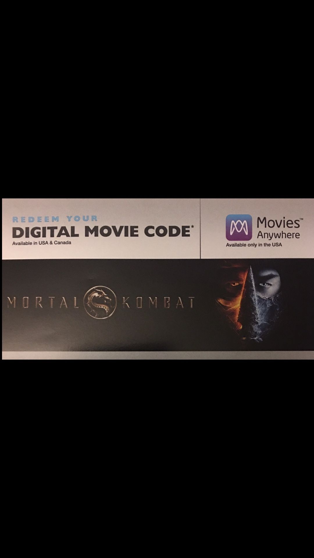 Mortal Kombat Digital Code