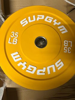Brand New Olympic Bumper Plates – 25, 35 & 55 LB – Multiple Brands