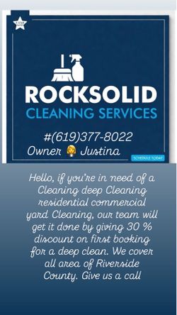 Cleaning supplies