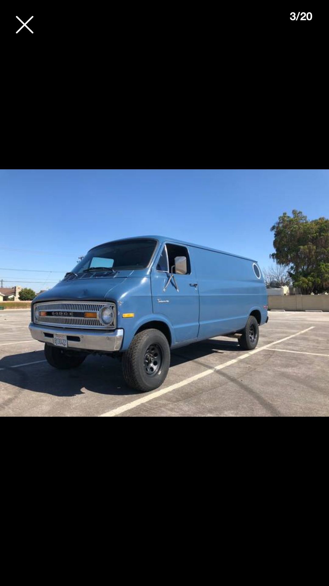 1973 dodge b200 custom no smog great Van