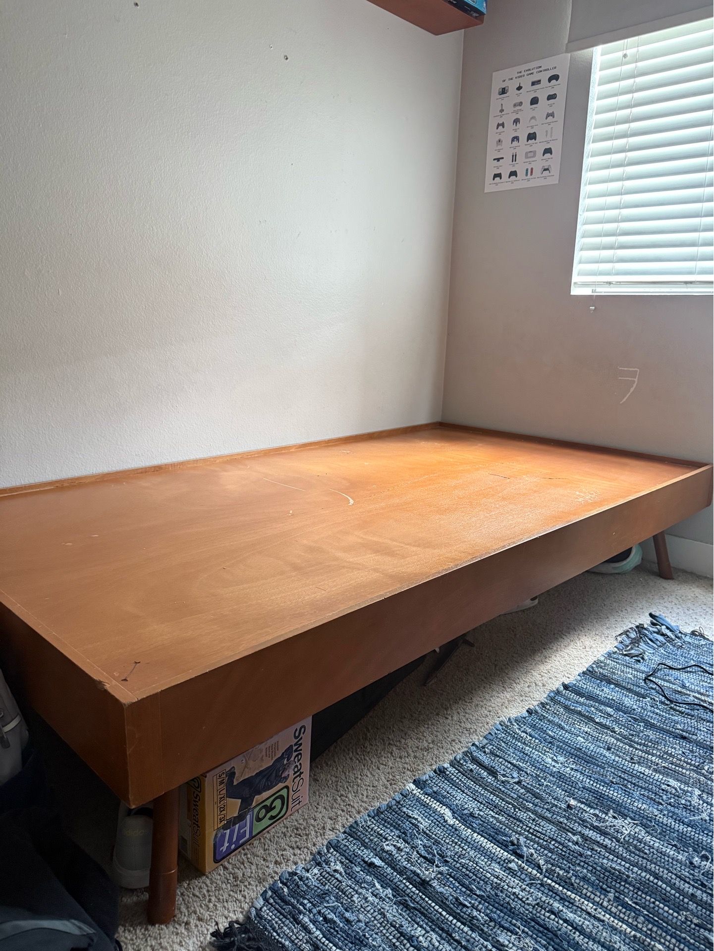 Solid wood - Twin Bed Frame