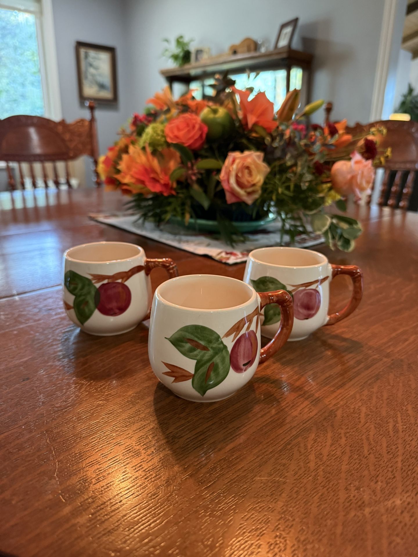 Antique Apple Coffee Cups 