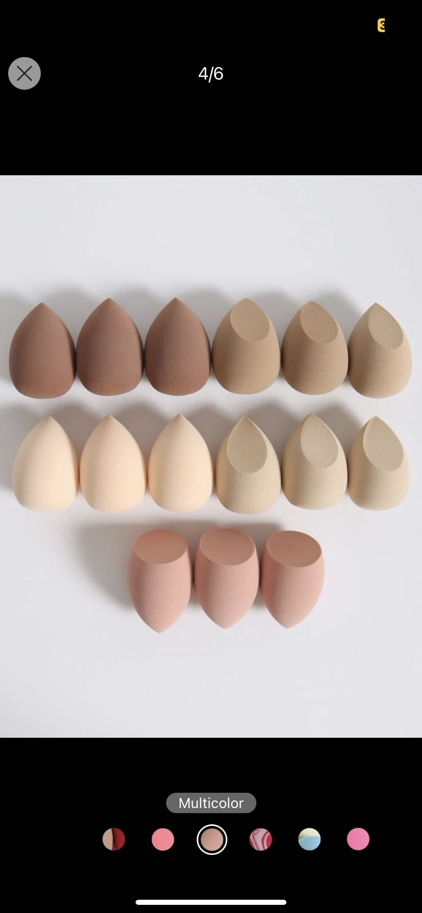 8pcs Randomly Colored & Shaped Beauty Blenders, Makeup Sponge For Foundation