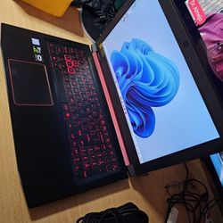 Nitro Gaming Laptop PC Intel-8300H-2.30GHz-CPU. 512GB SSD. 16GB Ram. GPU: GTX Graphics