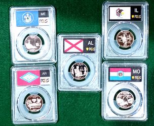 2003 S Clad State Quarter Set PCGS PR70DCAM--Complete Set B