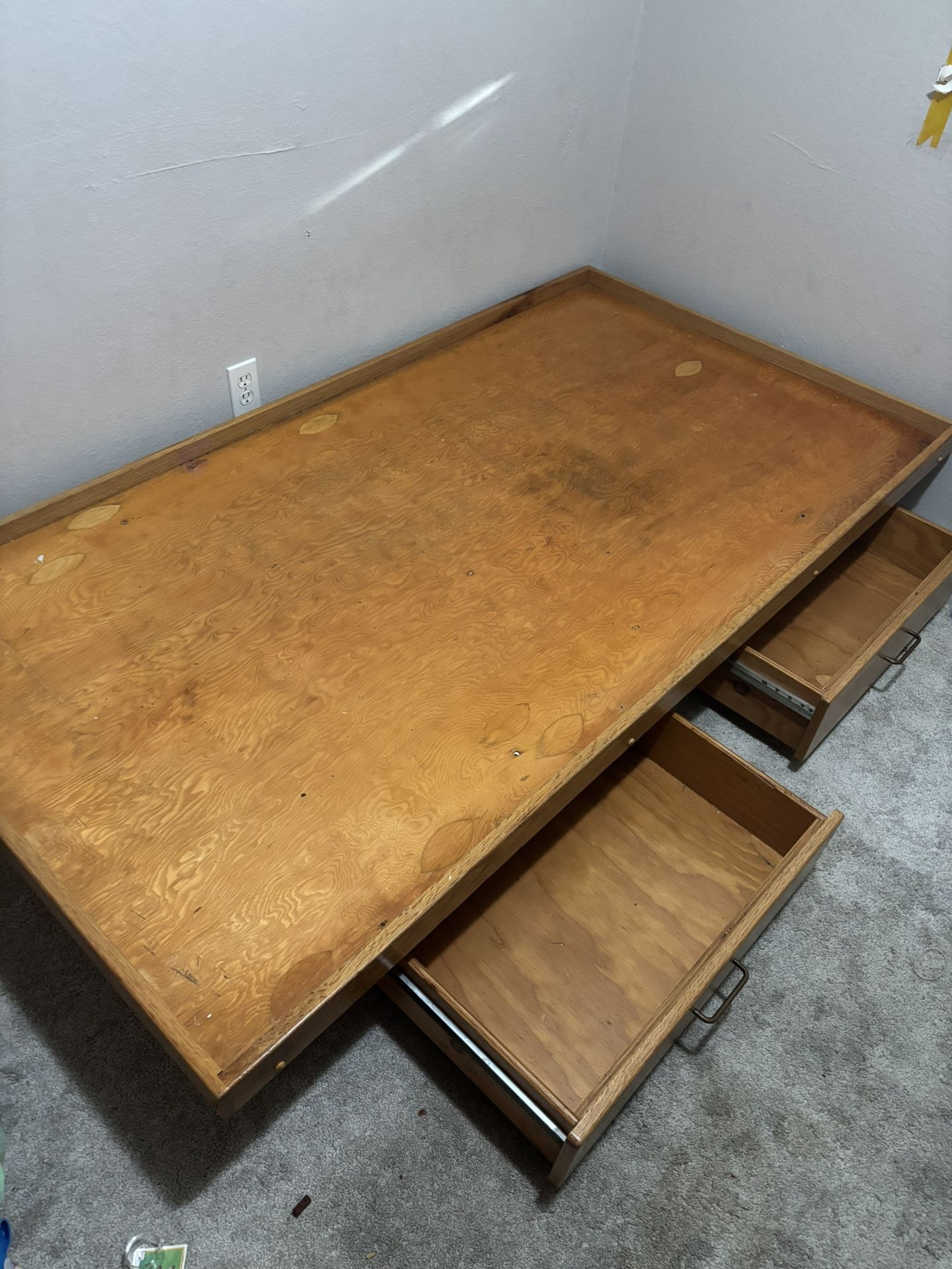 Twin Bed With Drawers