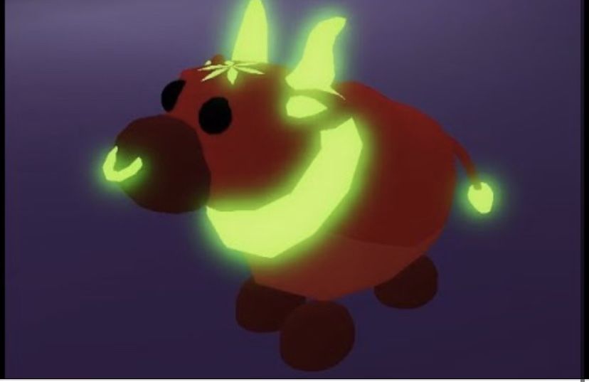 ADOPT ME PETS | NEON RIDE LUNAR OX | READ DESCRIPTION