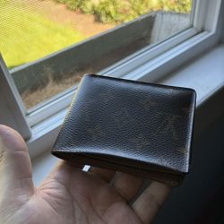 Vintage 2014 LV Damier Logo print Wallet 