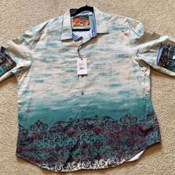 Brand New Robert Graham Long Sleeve Shirt 👔 🔥