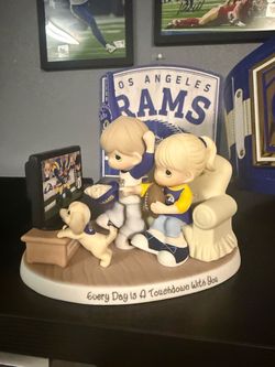 Precious Moments LA Rams Figurine