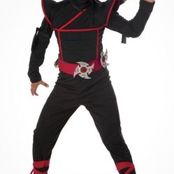 California Costume Stealth Ninja Child's Costume Size large