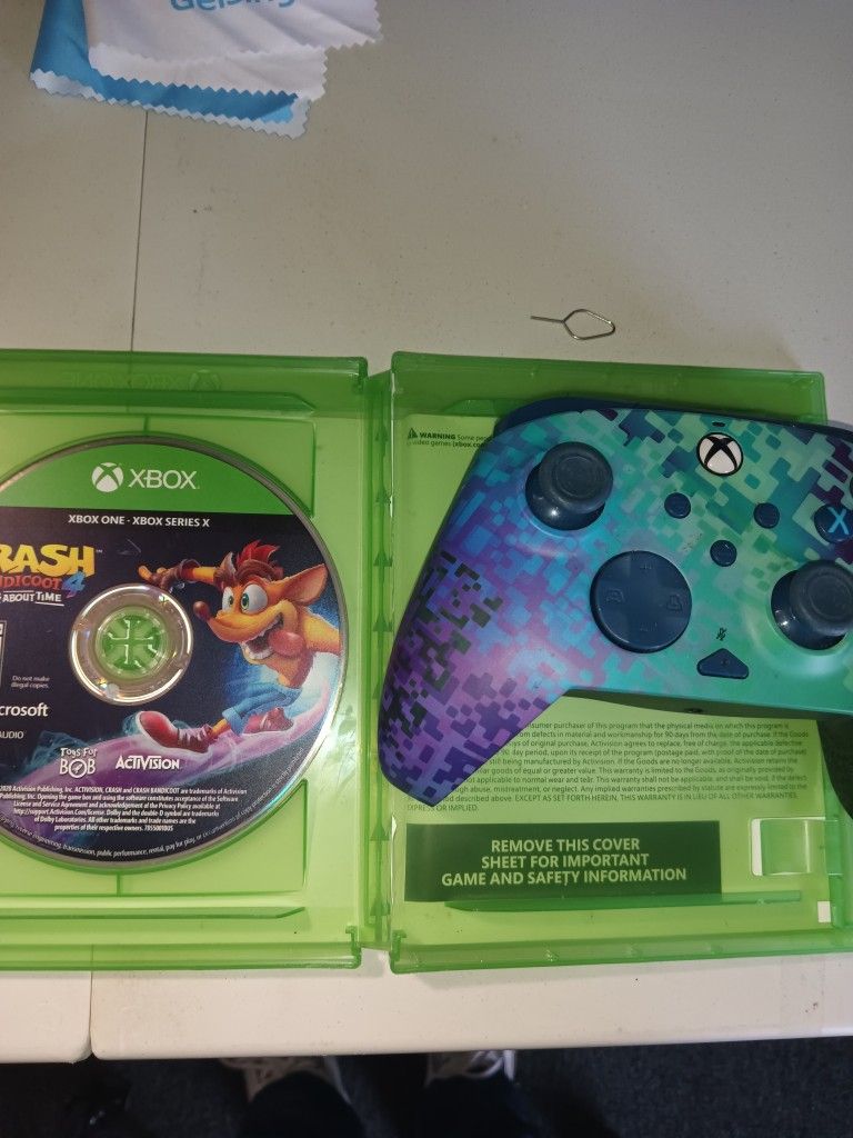 Xbox Controller W/Game