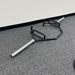 ( BRAND NEW IN BOX ) Open Trap Hex Deadlift Olympic Bar - 1000lb Capacity Barbell - Click On My Profile For More Gym Equipment 