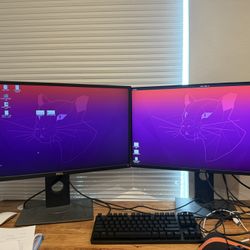 2 x Dell 27” Monitors