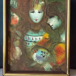 Charles Levier (Villard) Original Oil Painting 