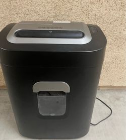 Black Electric Paper Shredder