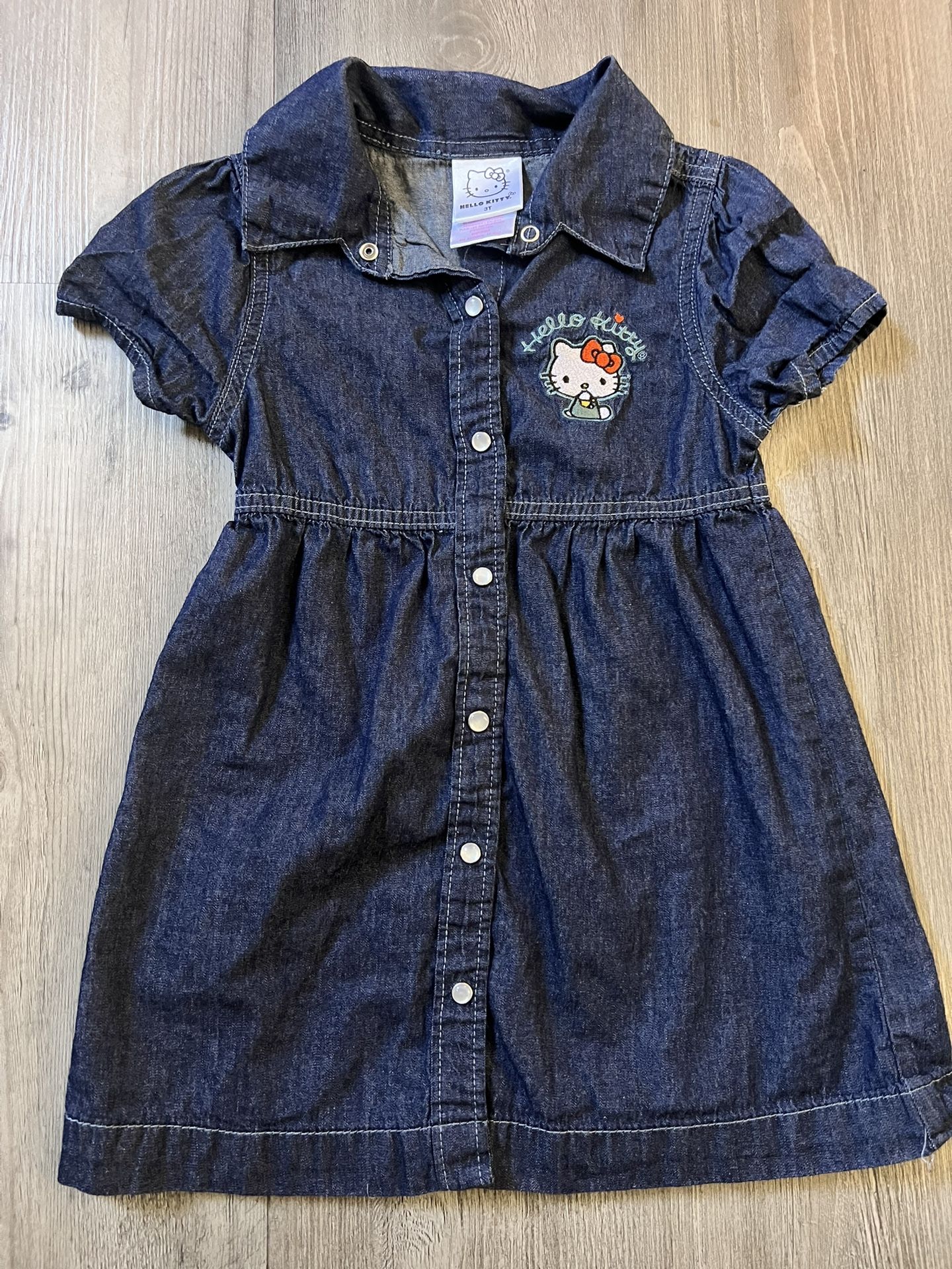 Hello Kitty Baby/toddler Girl Denim Dress