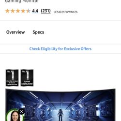 Samsung Odyssey G5 34” Gaming Monitor
