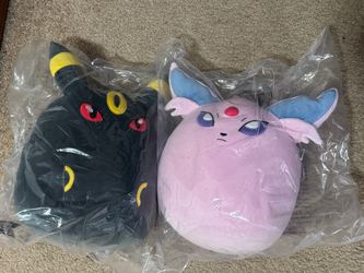 Official Pokemon Center Umbreon and Espion Squishmallow
