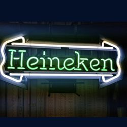 Vintage Neon Heineken 