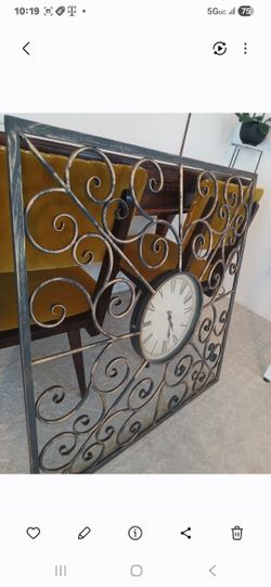 Accent Clock Art Wall Working Clock - Accent Decor Clock $50