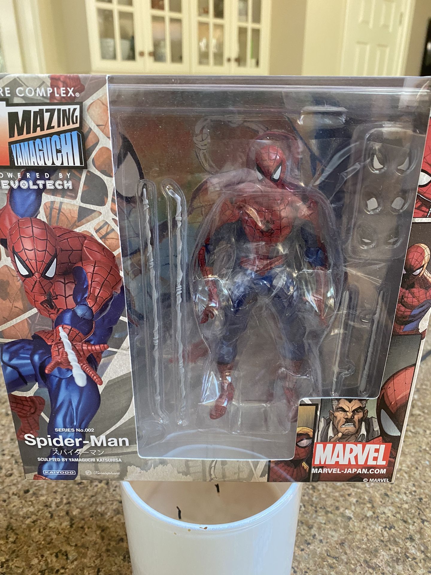 Marvel Amazing Yamaguchi Revel Tech Number 002 Spider-Man Reissue