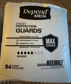 Depend Guards Incontinence Pads for Men, Maximum Absorbency