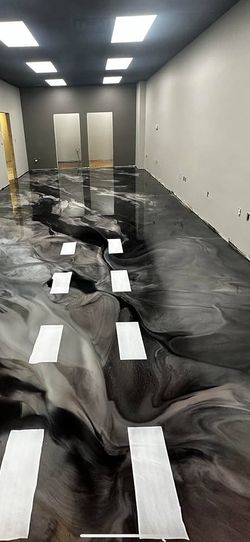 Epoxy metallic