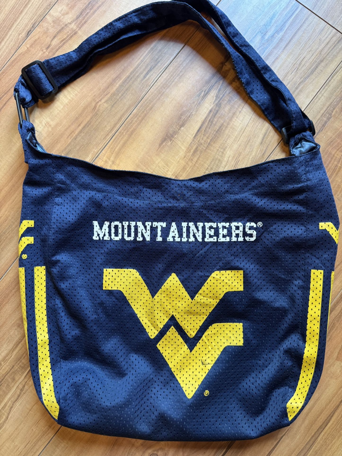 West Virginia University Football Jersey Crossbody Purse Tote Shoulder Bag WVU