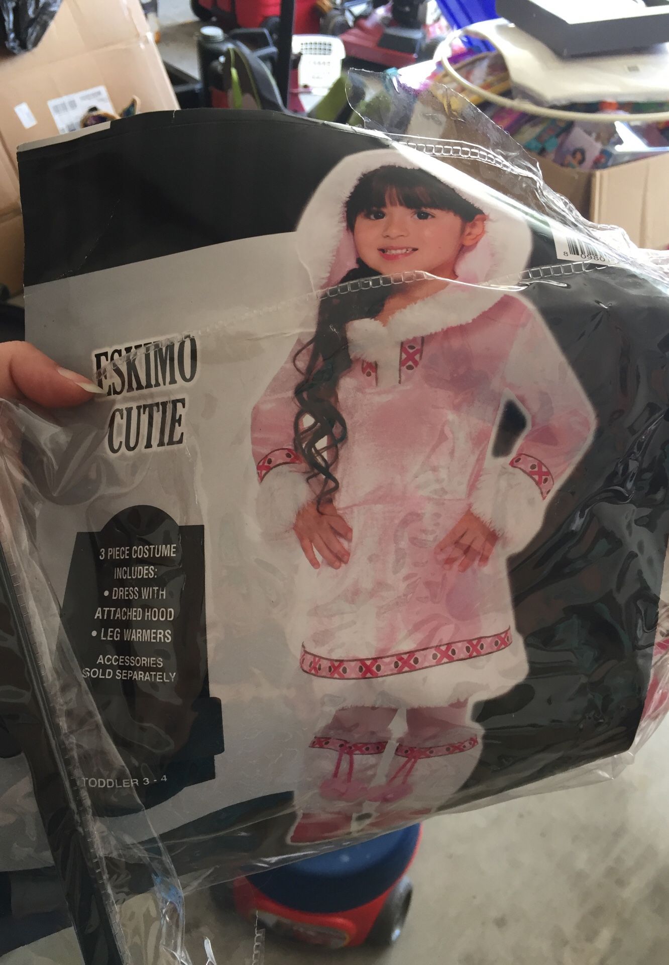 Size 3-4 Eskimo Cutie girls costume