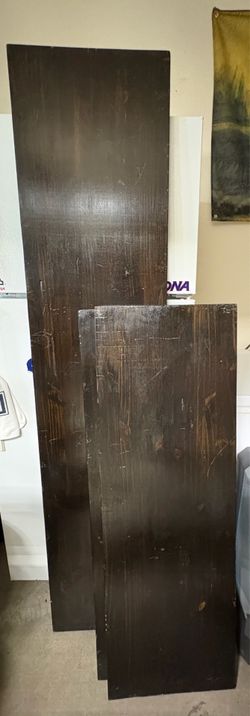 Stained Wood Planks