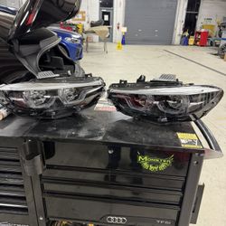 BMW F-Series IKON Style LCI2 V2 LED Headlights – 8-Pin – Triple Color DRL